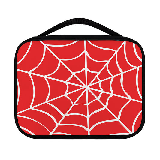 Red And White Spider Web Pattern Print Classic Bible Case
