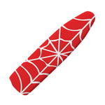 Red And White Spider Web Pattern Print Ironing Board Cover
