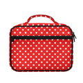 Red And White Star Pattern Print Briefcase Bible Bag
