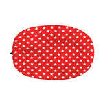 Red And White Star Pattern Print Car Side Mirror Covers