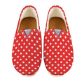 Red And White Star Pattern Print Casual Shoes