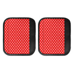 Red And White Star Pattern Print Handle Covers