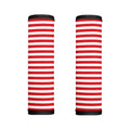 Red And White Striped Pattern Print Handle Covers