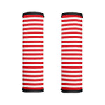 Red And White Striped Pattern Print Handle Covers