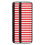 Red And White Striped Pattern Print Refrigerator Handle Covers