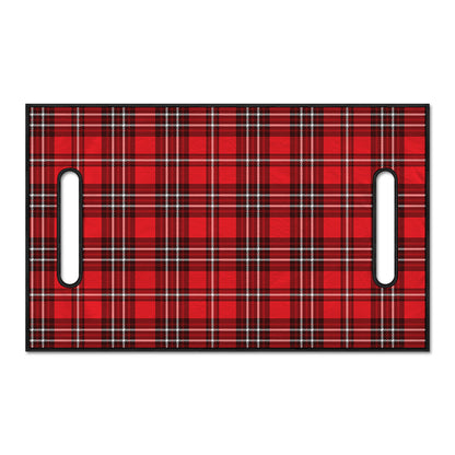 Red And White Tartan Pattern Print Golf Cart Seat Cover