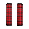 Red And White Tartan Pattern Print Handle Covers