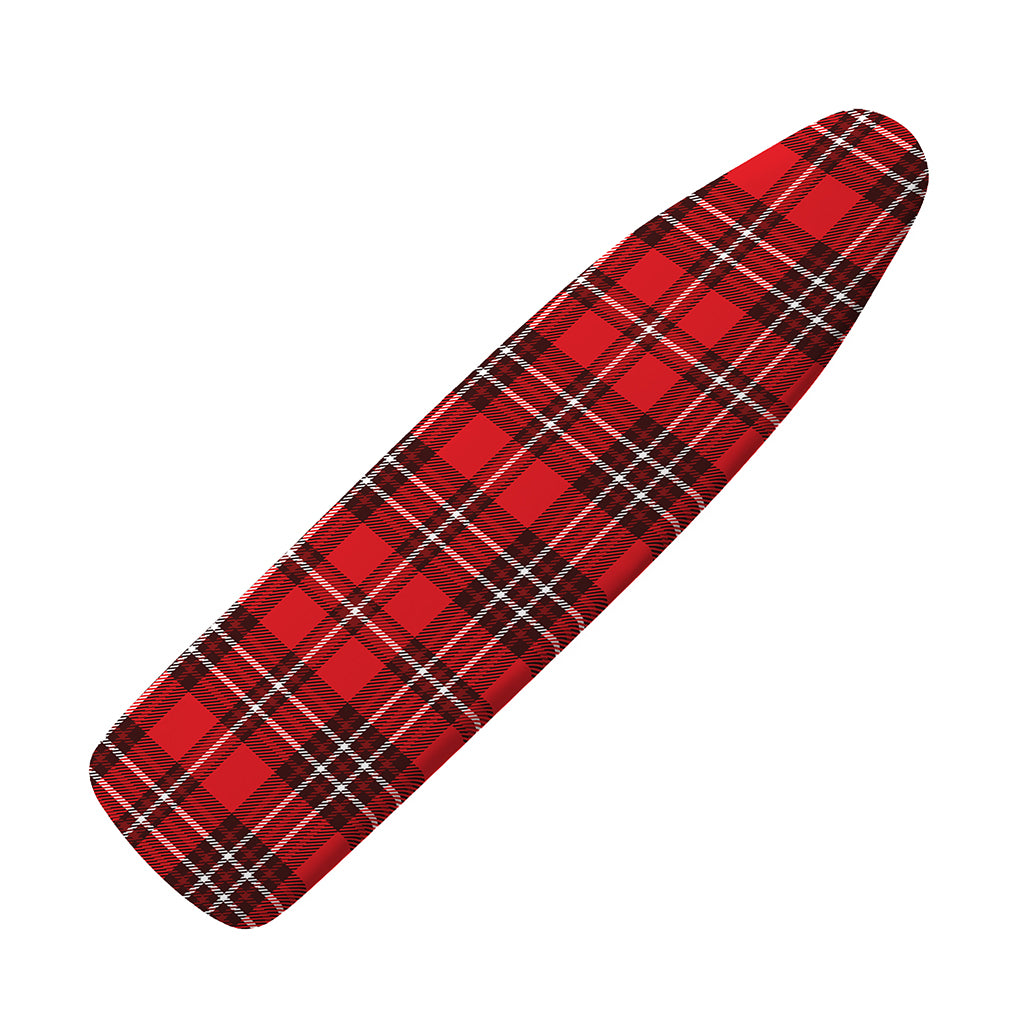 Red And White Tartan Pattern Print Ironing Board Cover