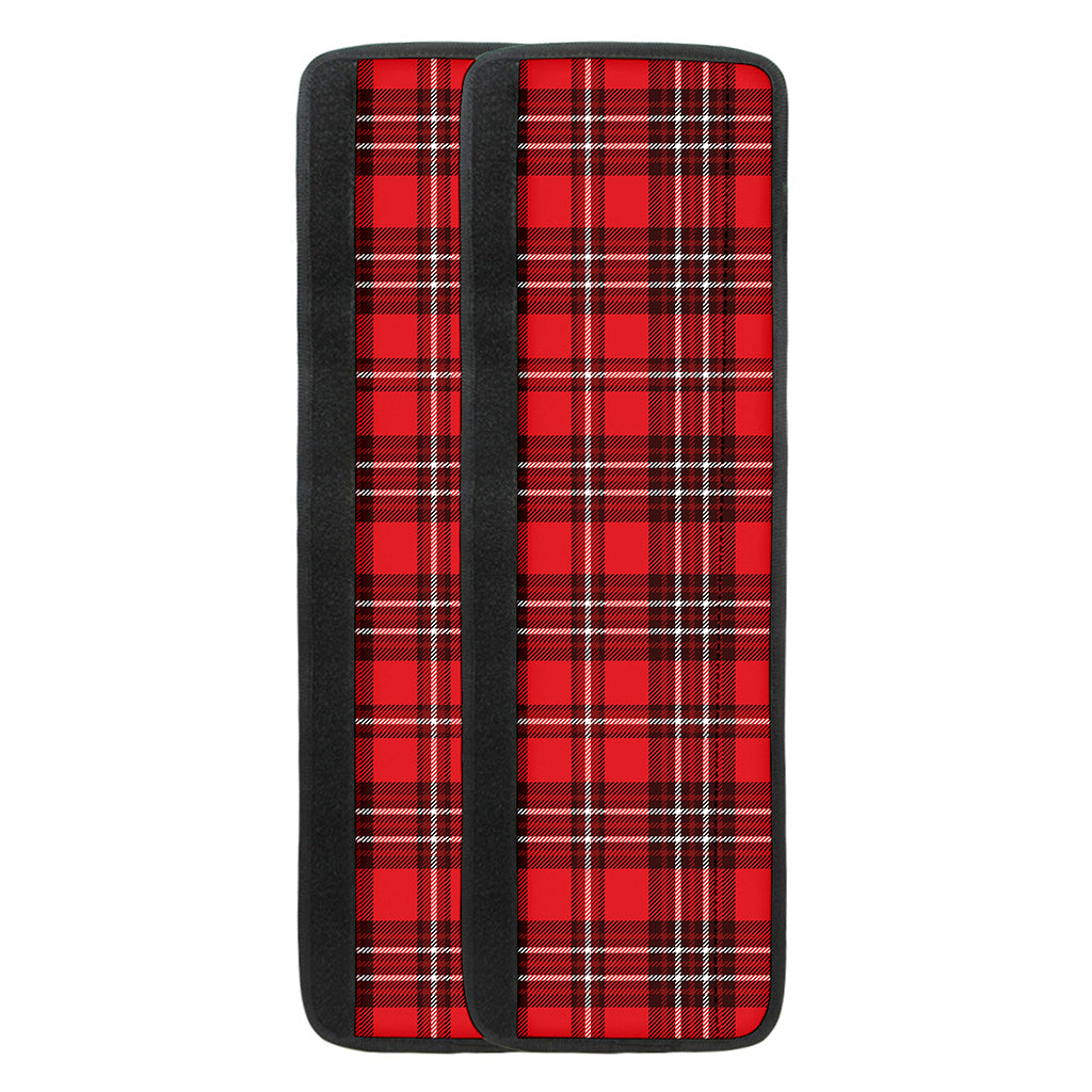 Red And White Tartan Pattern Print Refrigerator Handle Covers