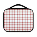 Red And White Tattersall Pattern Print Classic Bible Case