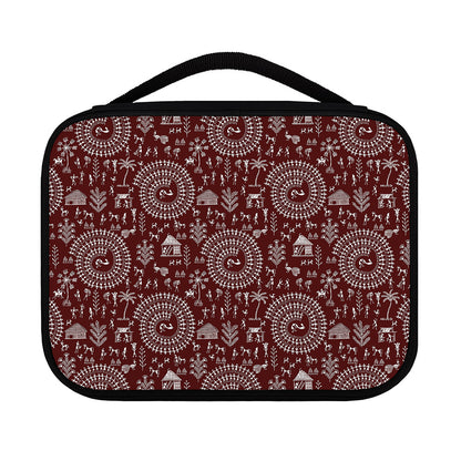 Red And White Warli Tribal Print Classic Bible Case
