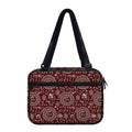 Red And White Warli Tribal Print Double Strap Bible Bag