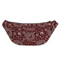 Red And White Warli Tribal Print Fanny Pack