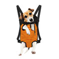 Red And Yellow Check Pattern Print Pet Carrier Backpack