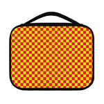 Red And Yellow Checkered Pattern Print Classic Bible Case