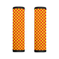 Red And Yellow Checkered Pattern Print Handle Covers