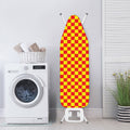 Red And Yellow Checkered Pattern Print Ironing Board Cover