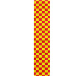 Red And Yellow Checkered Pattern Print Table Runner