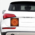 Red And Yellow Chinese Zodiac Print Car Sticker