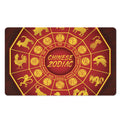 Red And Yellow Chinese Zodiac Print Polyester Doormat