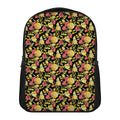 Red And Yellow Flowers Print Casual Backpack