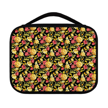 Red And Yellow Flowers Print Classic Bible Case