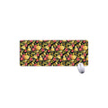 Red And Yellow Flowers Print Extended Mouse Pad