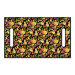 Red And Yellow Flowers Print Golf Cart Seat Cover