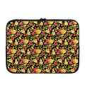 Red And Yellow Flowers Print Laptop Sleeve