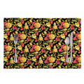 Red And Yellow Flowers Print Placemat