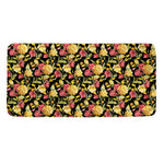 Red And Yellow Flowers Print Towel