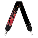 Red And Yellow Japanese Amaryllis Print Bag Strap