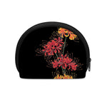 Red And Yellow Japanese Amaryllis Print Coin Purse