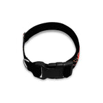 Red And Yellow Japanese Amaryllis Print Dog Collar