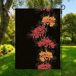 Red And Yellow Japanese Amaryllis Print Garden Flag