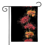 Red And Yellow Japanese Amaryllis Print House Flag