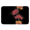 Red And Yellow Japanese Amaryllis Print Indoor Door Mat