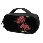 Red And Yellow Japanese Amaryllis Print Insulin Cooler Travel Case