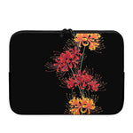 Red And Yellow Japanese Amaryllis Print Laptop Sleeve