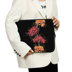 Red And Yellow Japanese Amaryllis Print Laptop Sleeve