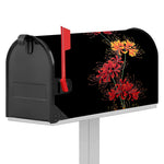 Red And Yellow Japanese Amaryllis Print Mailbox Cover