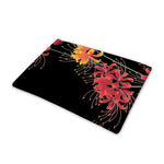 Red And Yellow Japanese Amaryllis Print Pet Cooling Mat Cover