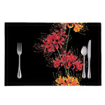 Red And Yellow Japanese Amaryllis Print Placemat