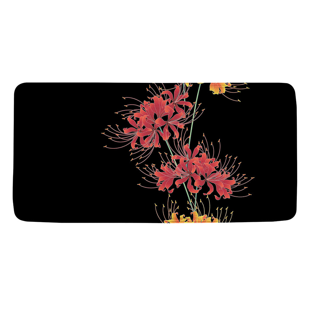 Red And Yellow Japanese Amaryllis Print Towel