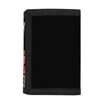 Red And Yellow Japanese Amaryllis Print Trifold Wallet