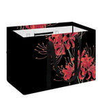 Red And Yellow Japanese Amaryllis Print Utility Tote Bag
