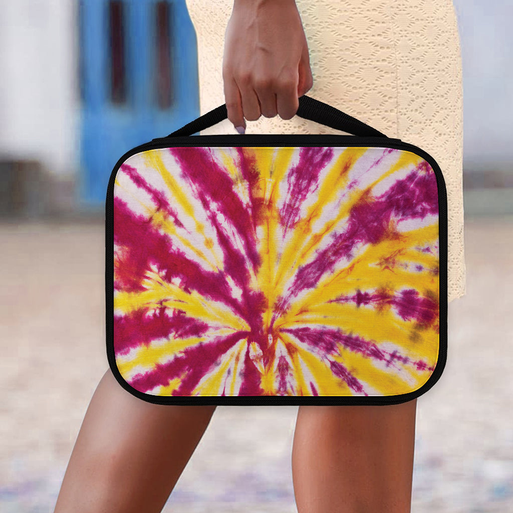 Red And Yellow Spider Tie Dye Print Classic Bible Case