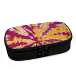 Red And Yellow Spider Tie Dye Print Insulin Cooler Travel Case