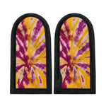 Red And Yellow Spider Tie Dye Print Skillet Handle Cover