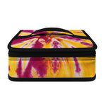 Red And Yellow Spider Tie Dye Print Small Lunch Bag